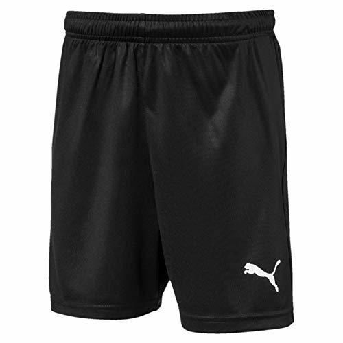 PUMA Liga Shorts Core Jr Pantalones Cortos de Fútbol, Unisex Niños, Negro