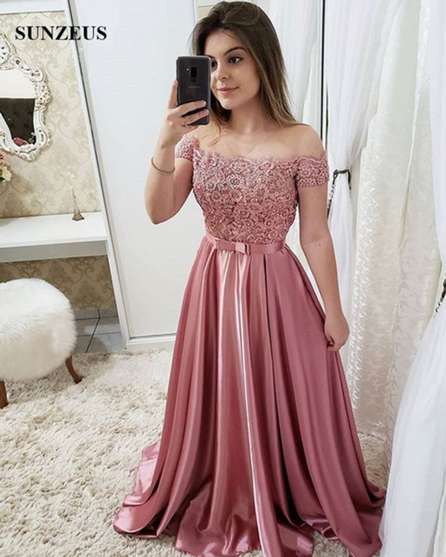 Social Short Sleeves Bridesmaid Dresses A Line Sheer Neck Beaded Lace ...