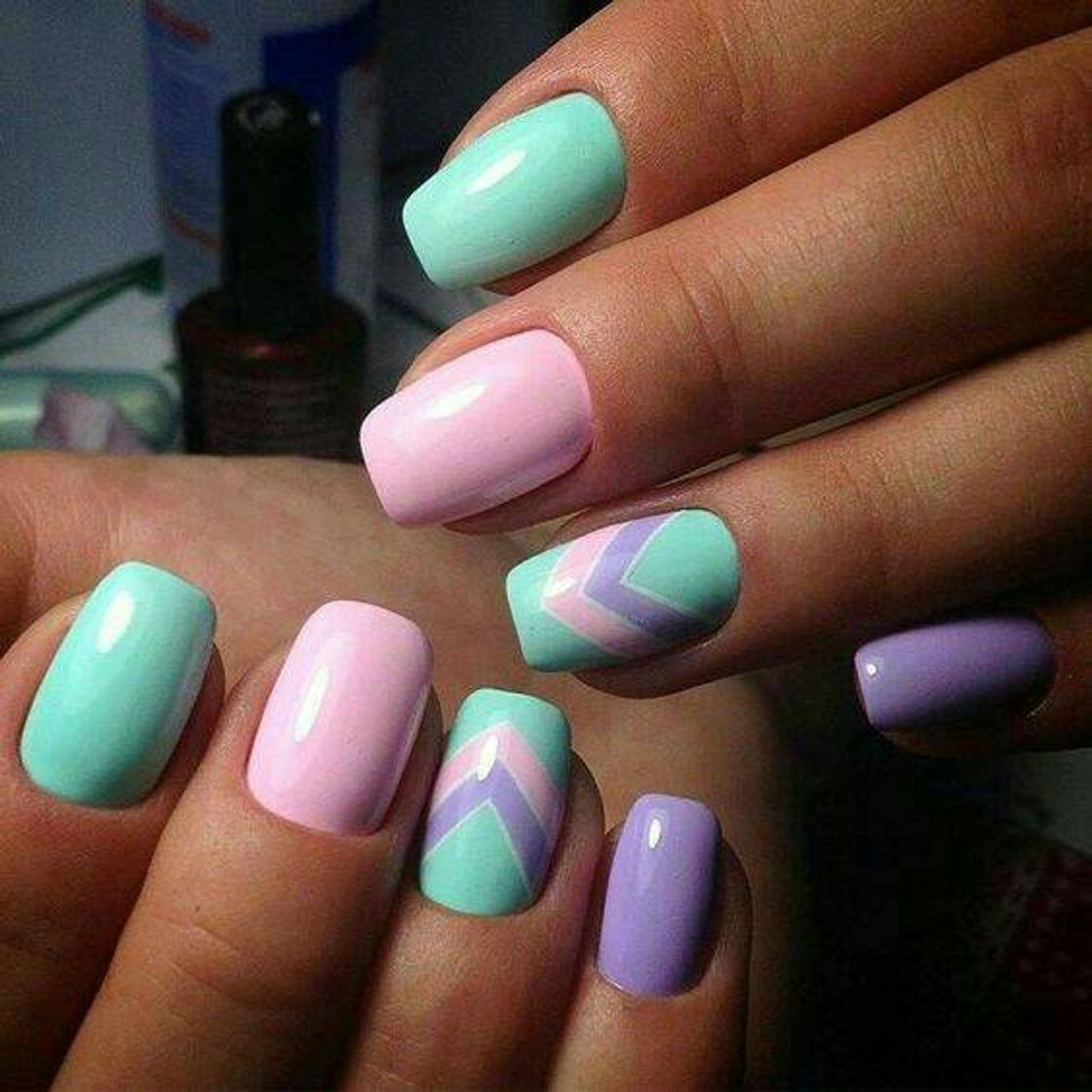 Moda Unhas decoradas para fazer em casa }¡{ 