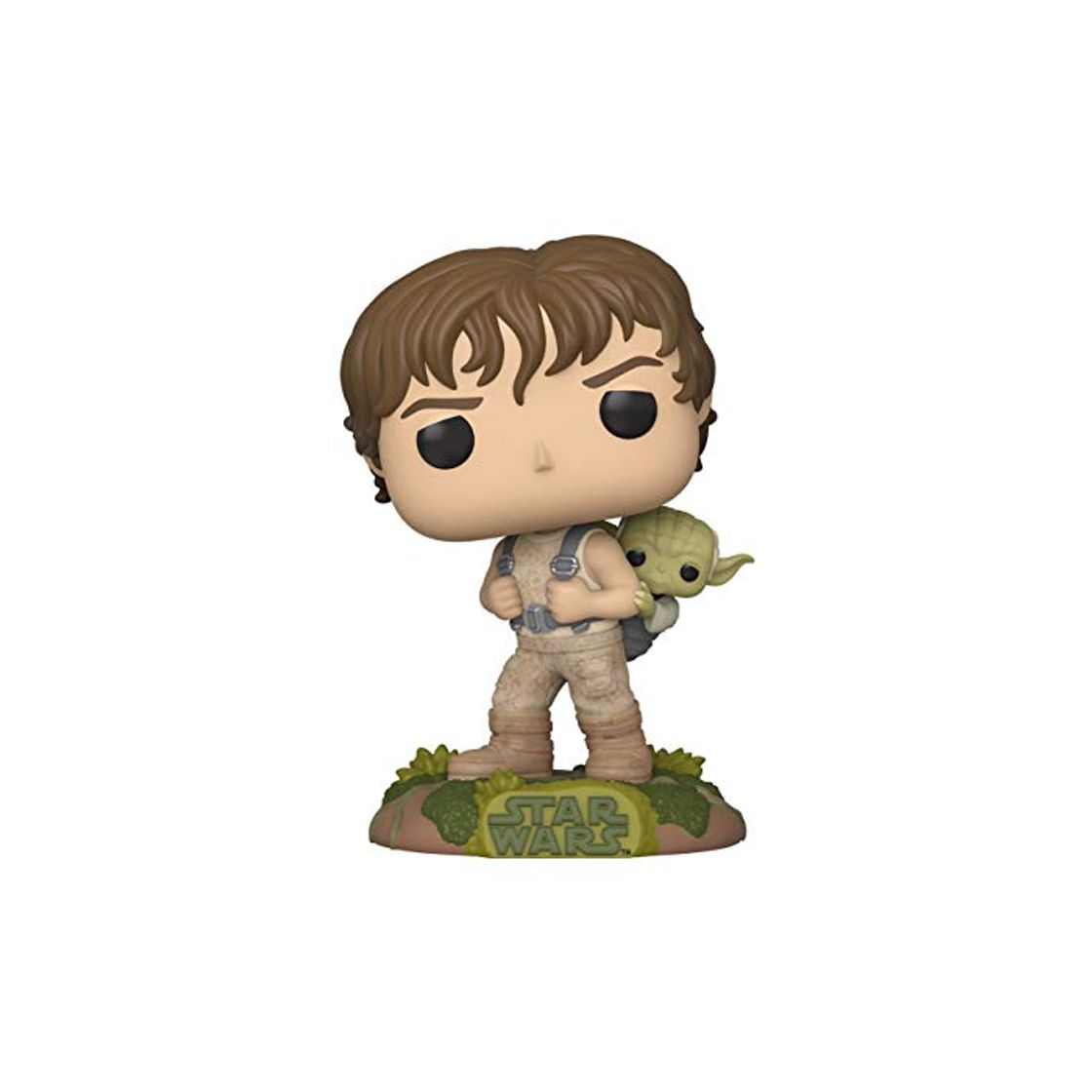 Social Funko- Pop Vinyl: Star Wars-Training Luke with Yoda Figura Coleccionable, Multicolor