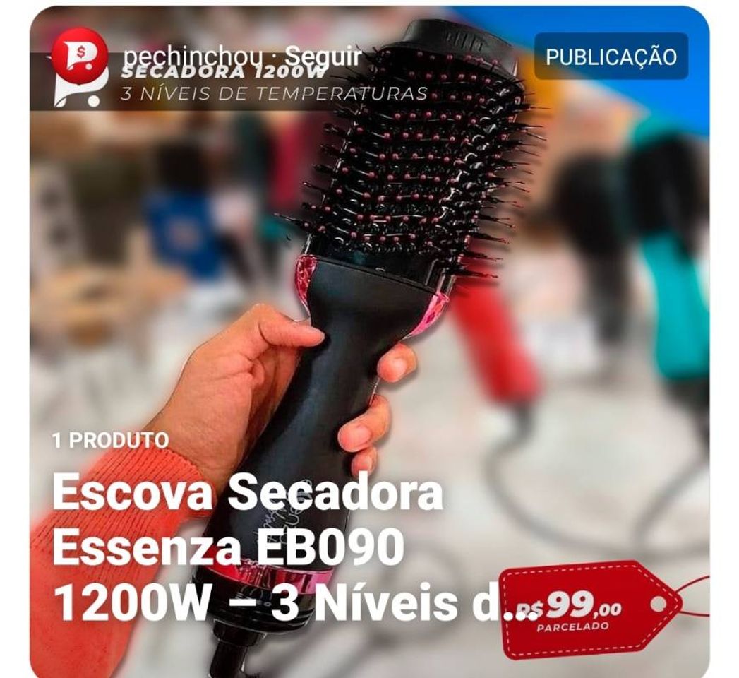 Fashion Escova secadora 3 níveis 