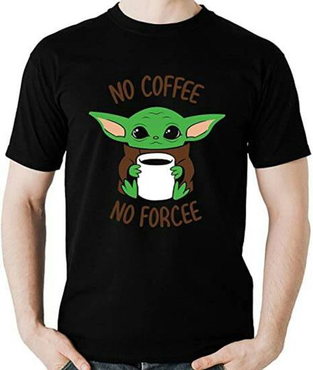 Camiseta No Coffee no Force Baby Yoda