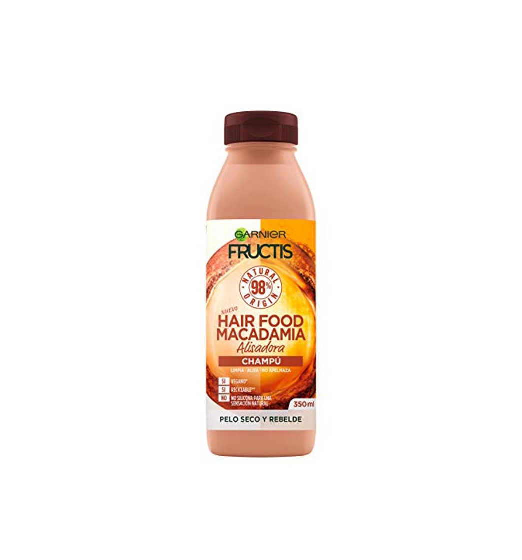 Social L'Oréal Garnier Fructis Hair Food Champú Macadamia Alisadora 380 g