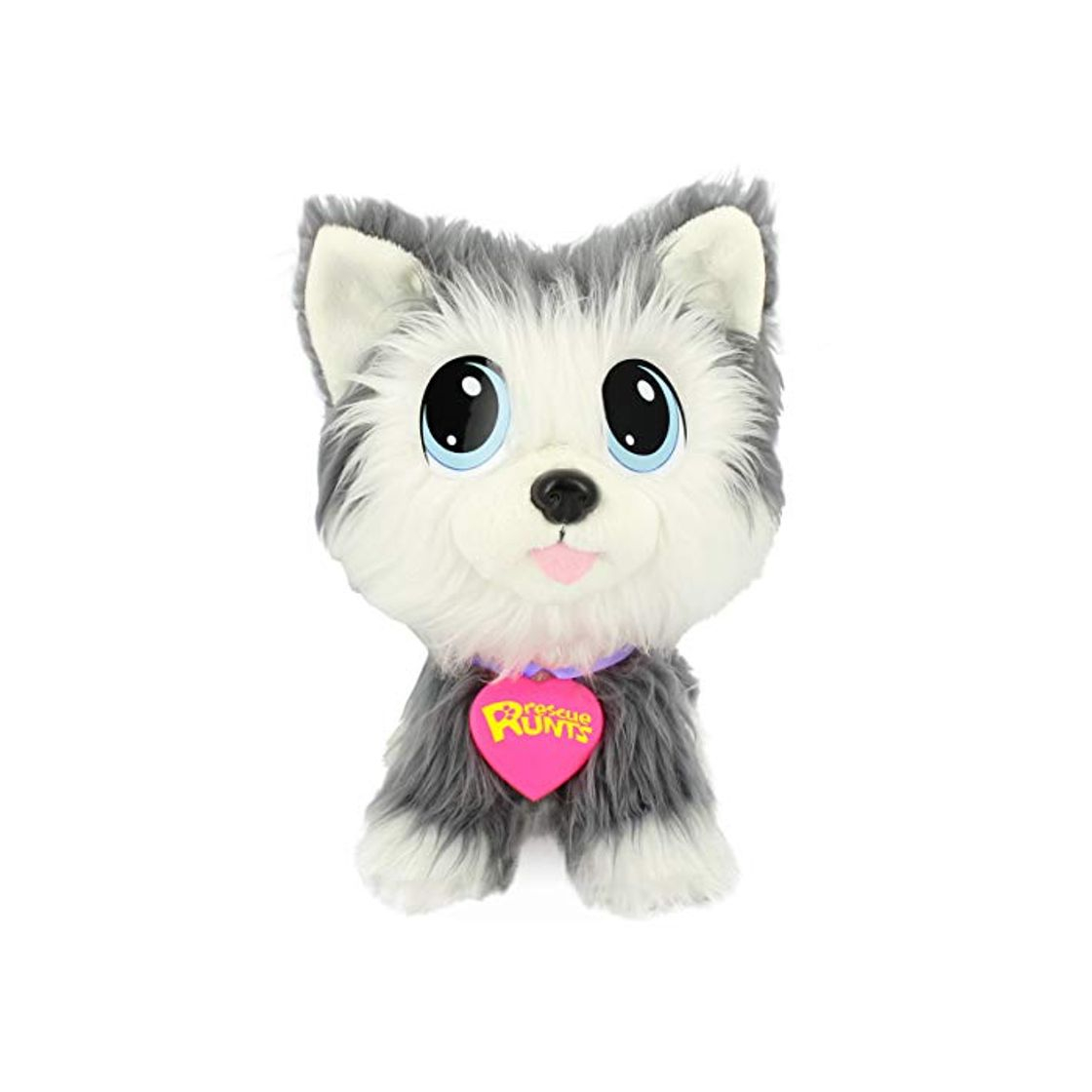 Products Rescue Runts-18052 Peluche Husky, Multicolor, Talla Única