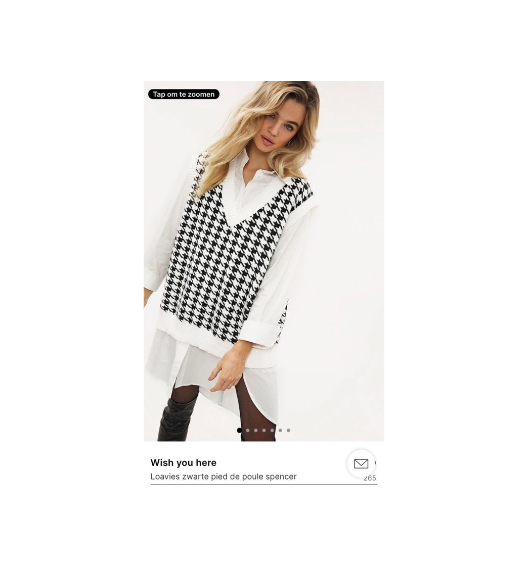 Social Loavies black pied de poule spencer