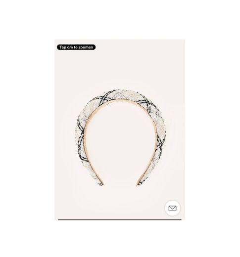 Loavies off white boucle headband