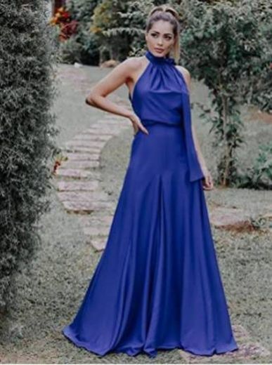 Vestido lindo azul 