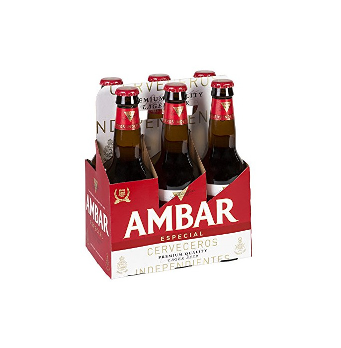 Producto Ambar Especial Celiacos Cerveza - Paquete de 6 x 330 ml -