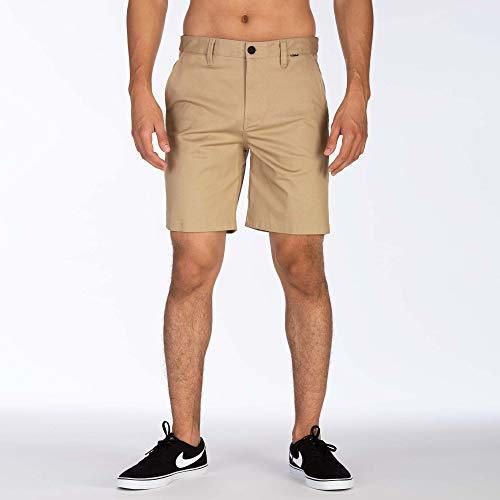 Hurley M Icon Stretch Chino 19' Pantalones Cortos, Hombre, Beige