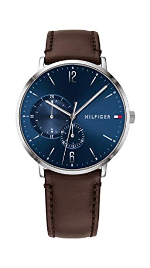 Products Tommy Hilfiger Reloj Multiesfera para Hombre de Cuarzo con Correa en Cuero 1791508