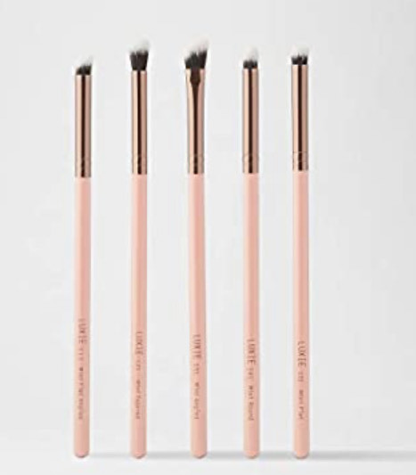 Product LUXIE MINI DETAIL BRUSH SET - ROSE GOLD ..