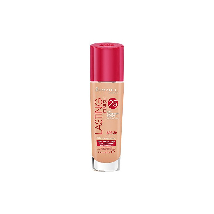 Belleza Rimmel London Lasting Finish Foundation 25H Base de Maquillaje Tono 400 Natural