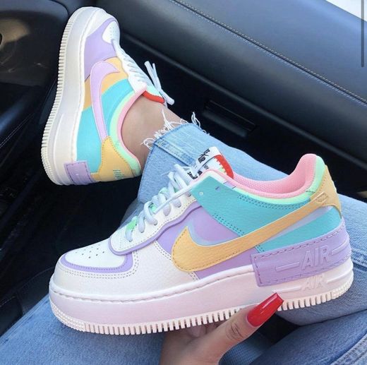 Air force 1 shadow colores pastel