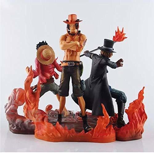 Action Figure One Piece Luffy Sab Portgas · D · Ace Tres