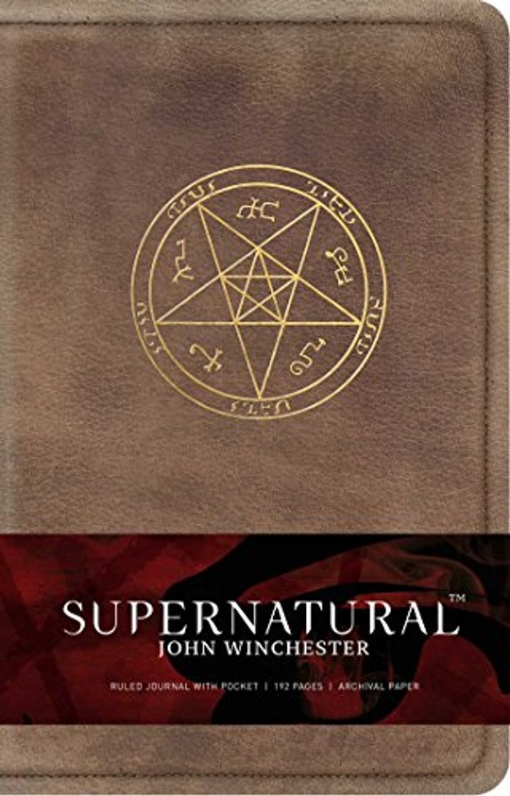 Book Supernatural: John Winchester Hardcover Ruled Journal