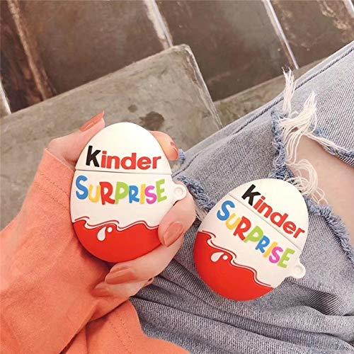 Product 3D Kinder Chocolate Toy Egg Surprise Biscuit Earphone Funda de Silicona para