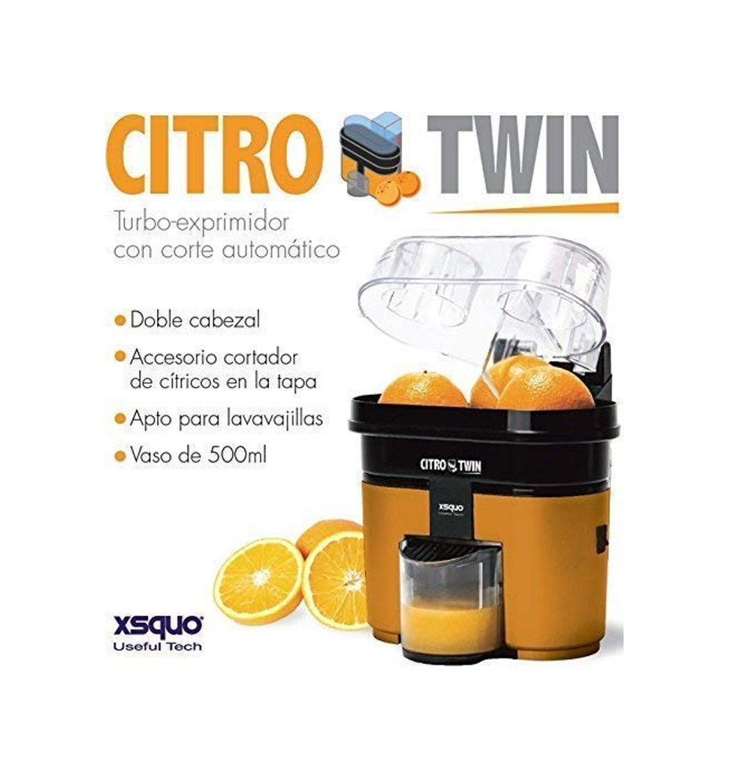 Social Rebajas !! TURBO EXPRIMIDOR DE DOBLE CABEZAL CON FUNCION DE CORTE DE FRUTA EN DOS MITADES 90W