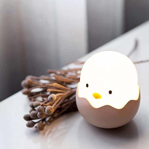 Social YISSVIC Luz Nocturna Bebé Lámpara Infantil LED Silicona Pollito Recargable Regalo para