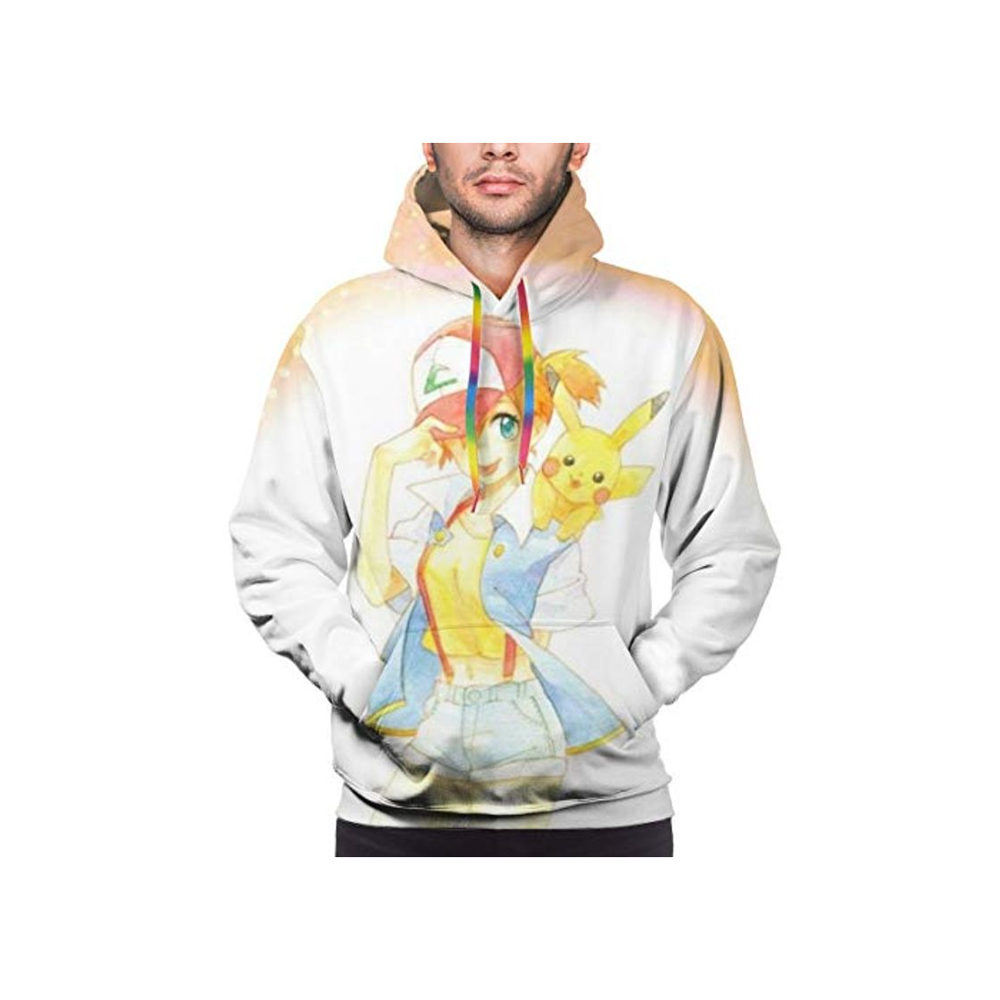 Producto Angela R Mathews Pikachu - Sudadera con capucha para hombre Negro Negro