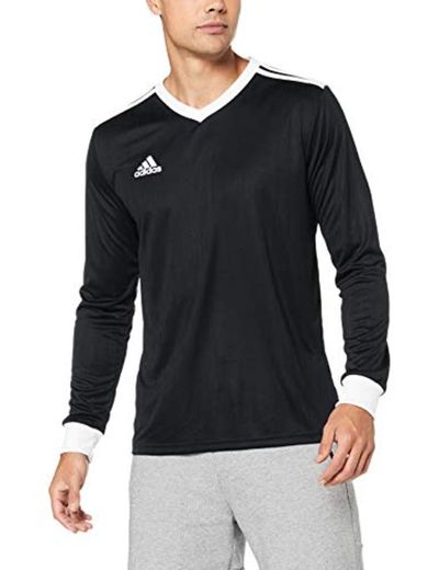 adidas Tabela 18 JSY L Camiseta Mangas Largas, Hombre, Negro