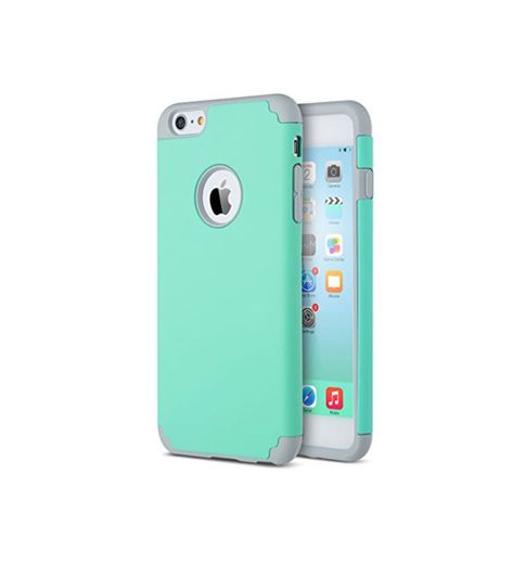 ULAK iPhone 6 Funda Case Doble protección de Capa Delgada de Hñbrida