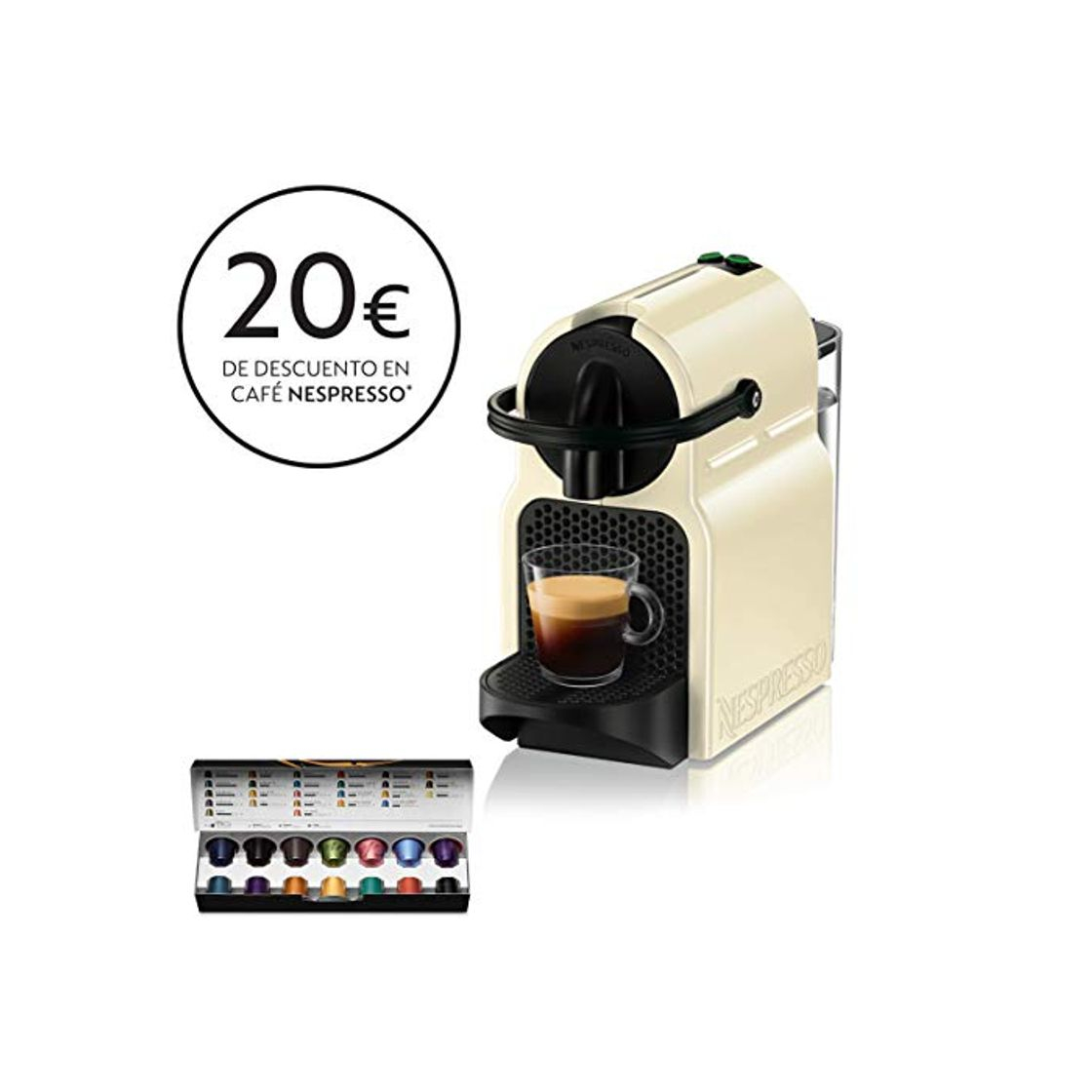 Elemento de la categoría hogar De'longhi Nespresso Inissia EN80.CW - Cafetera de cápsulas