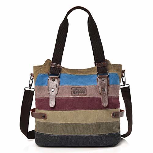 Social CHEREEKI Bolsos de Mujer, Bolsos para Buen tamaño y Varios Bolsillos, Bandolera