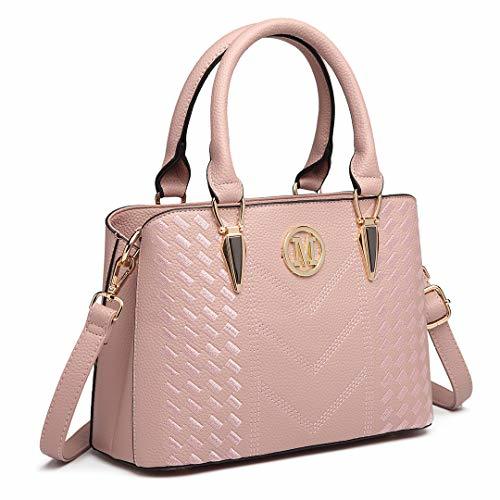 Social Miss Lulu Bolso de Mano para Mujer Elegante Bolso de Compras con