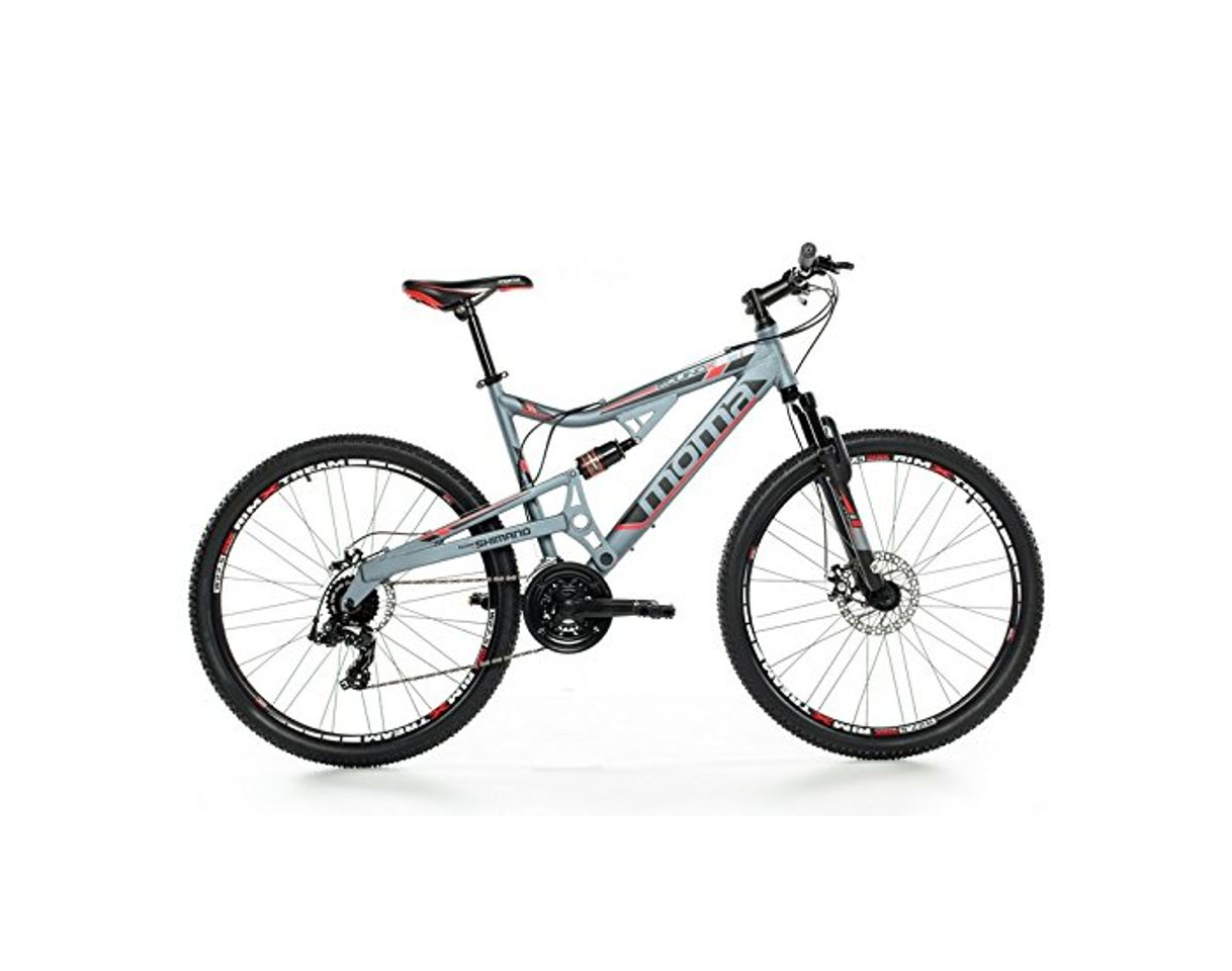 Moma Bikes MTB Equinox Shimano Profesional - Bicicleta Montaña 27.5", Aluminio, Cambio
