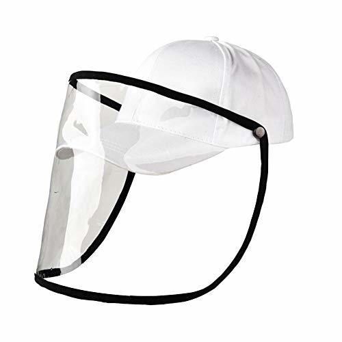Easy-topbuy Safety Face Shield Detachable Dual Use Baseball Bump Cap Full Face