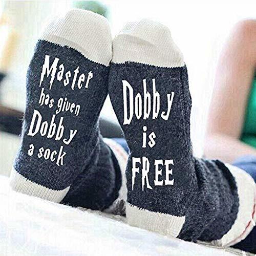 Delaman Calcetines de Tobillo Master Dado a Dobby Calcetín Dobby Gratis Novedad