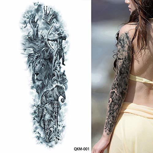 Product Handaxian 3 Piezas Brazo Completo Doble Pistola Femenina Tatuaje Impermeable Pegatinas Hombres