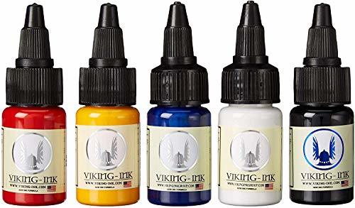 Social Tinta para tatuaje. Set 5 colores 0,5oz