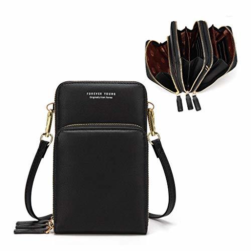 Productos Bolso de teléfono móvil para mujer Monedero de cartera cruzada Mini bolso