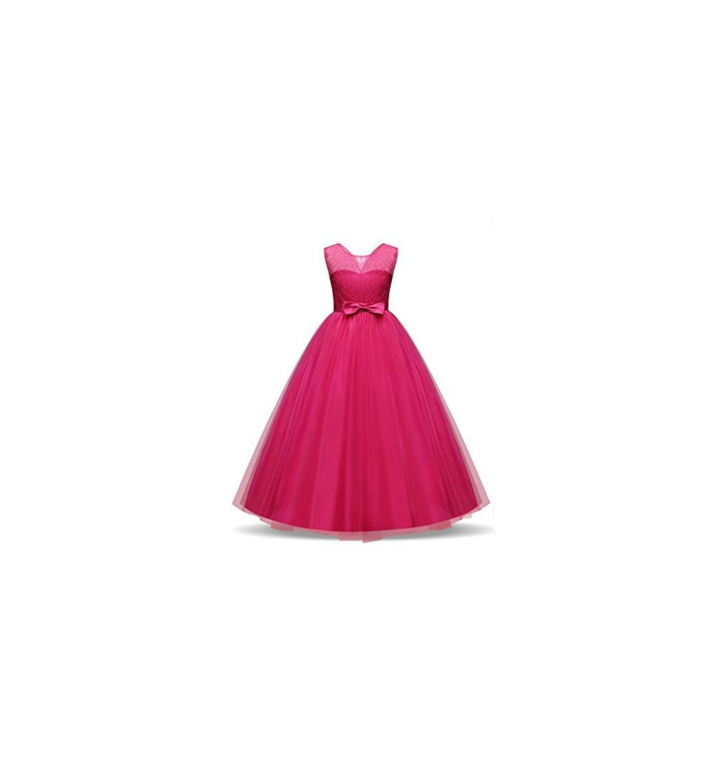 Product NNJXD Vestido de Fiesta de Tul de Encaje Falda de Princesa para