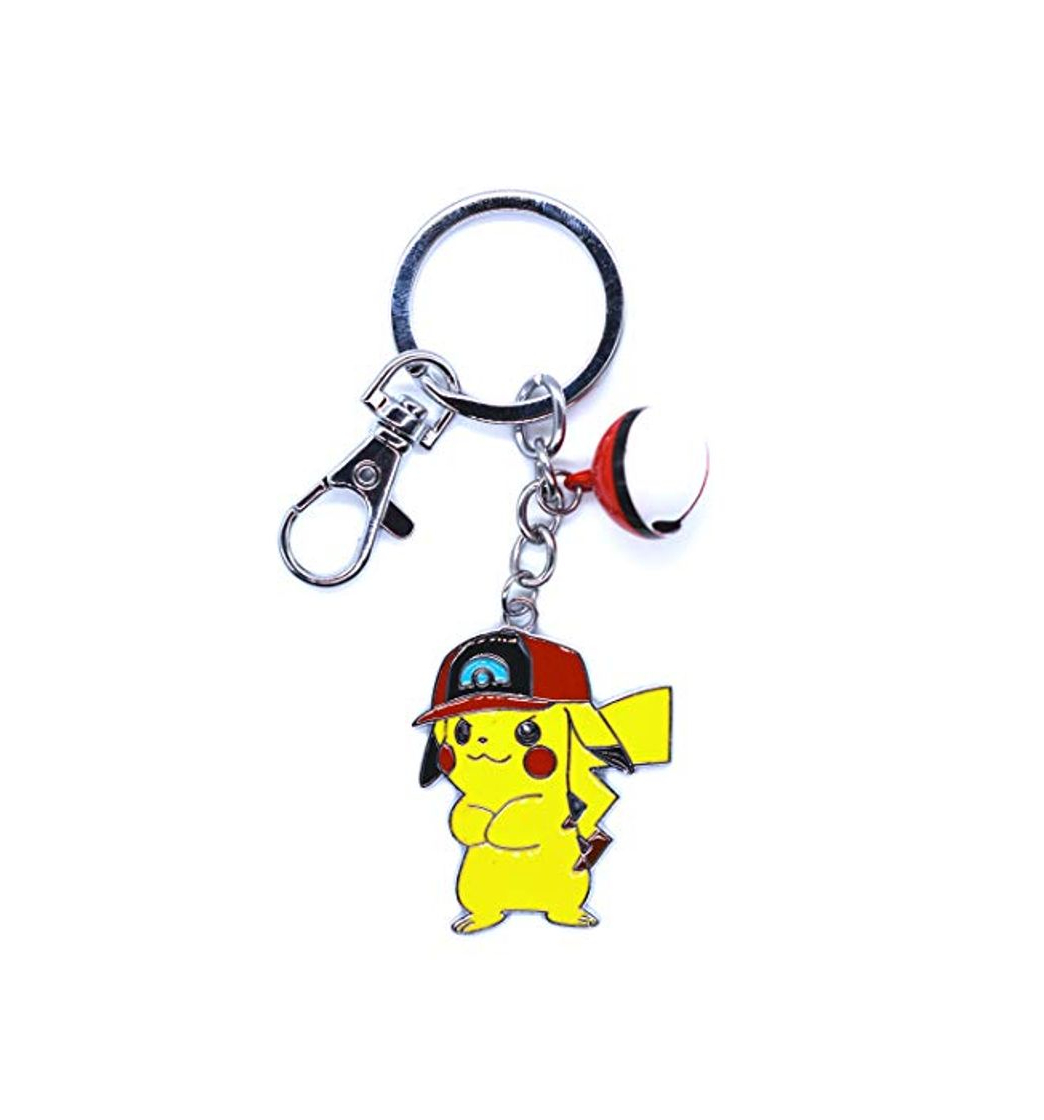 Social Anime Domain Llavero de Pokemon con Figura de Pikachu （F）