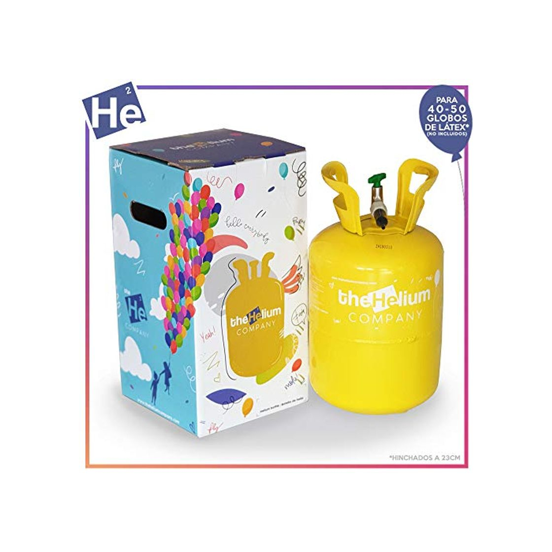 Productos Bombona de Helio para Globos 0,42lt