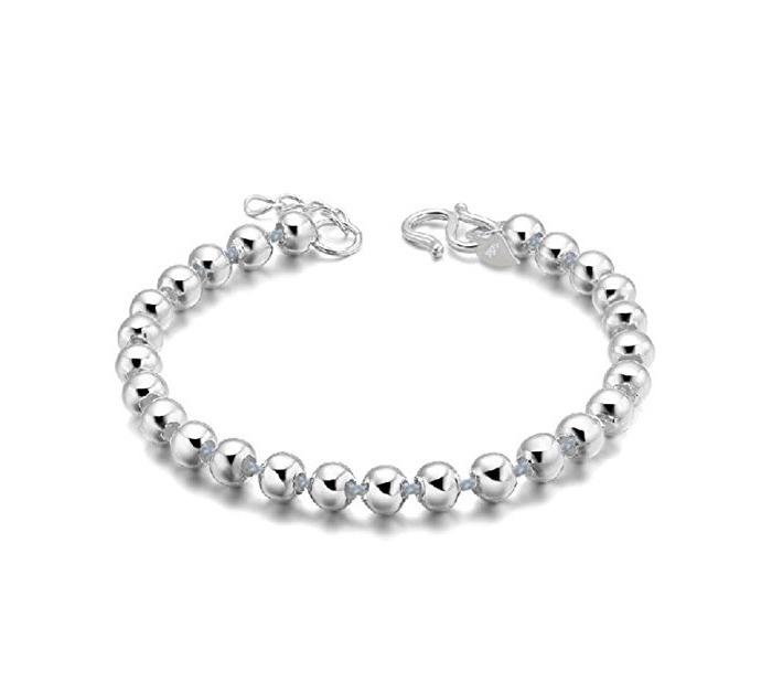 Producto DeepDonghong Pulsera de Plata de Ley 925 Maciza para Mujer