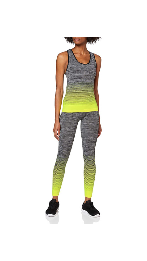 Product FM London Vest Top and Leggings Conjunto Ropa Deportiva, Rosa