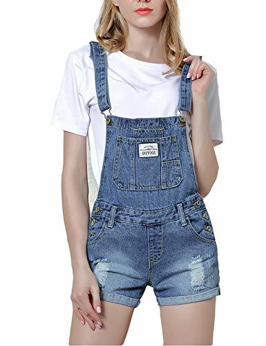 Social Pantalones Cortos De Mezclilla De Mujer Shortalls Rompe Los Mamelucos Verano Jeans