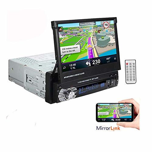 Product 1 DIN 7 Pulgadas 1080P Reproductor de Radio estéreo para automóvil Soporte