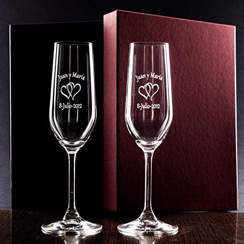 Product Copas de Cava Personalizadas para Parejas - Regalo de Boda