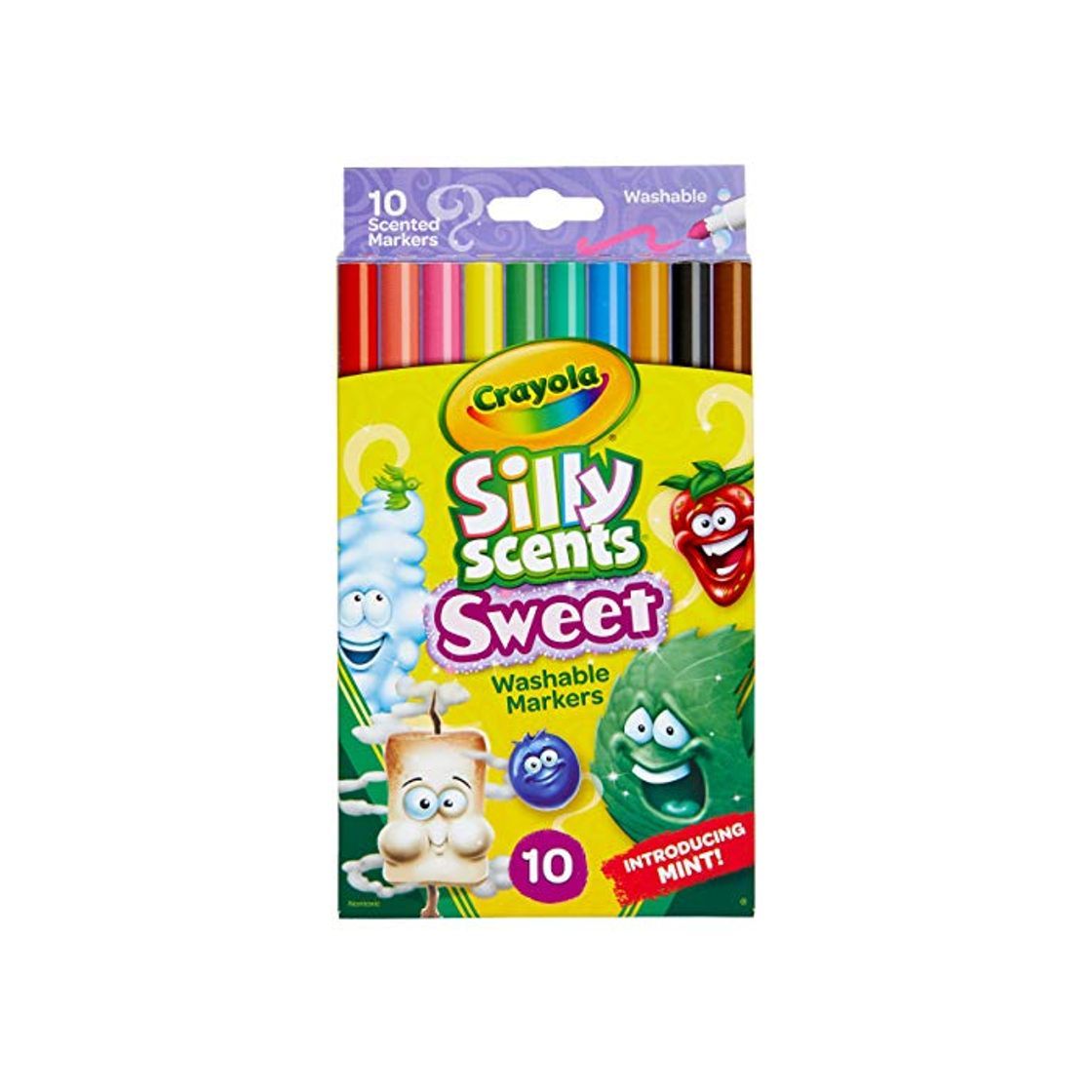 Producto Crayola - 58-5071G 10 Rotuladores Lavables"Los Olorosos"