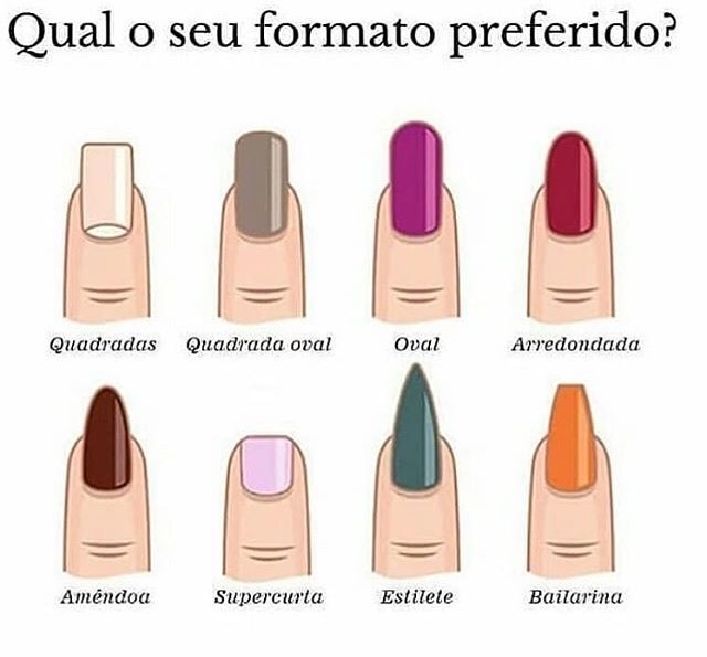 Social Formato de unhas 💅🏻