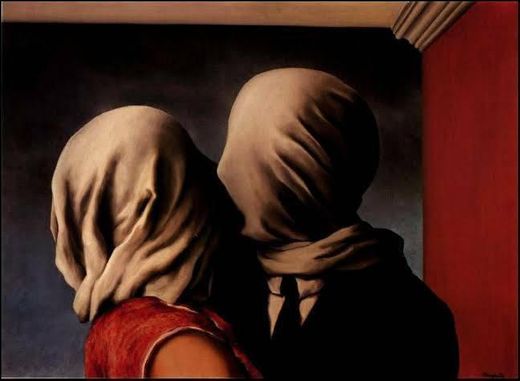 The Lovers 2 - by Rene Magritte