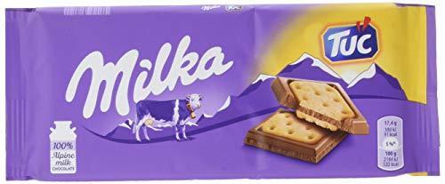 Social Milka - Tableta De Chocolate Y Galleta Tuc