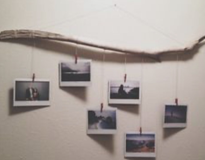 Hazlo tú mismo: una rama para colgar tus mejores fotografías