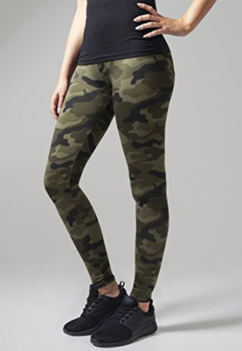 Social Urban Classics Mujer Leggings Camuflaje, Tanto para Vestir o como para Hacer