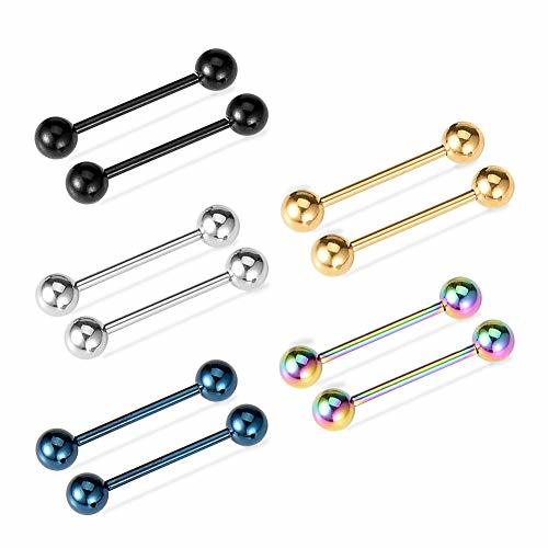 Product Cizen Bar Straight Barbells para Oreja Pezón