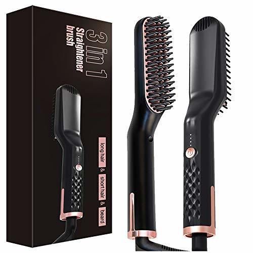 Peine Eléctrico para Barba/Alisador de Pelo Plancha de Pelo Barba Flequillo para